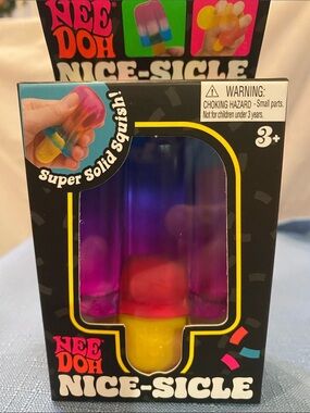 AUTHENTIC Nee Doh Nice-Sicle Popsicle Purple/Blue Brand New